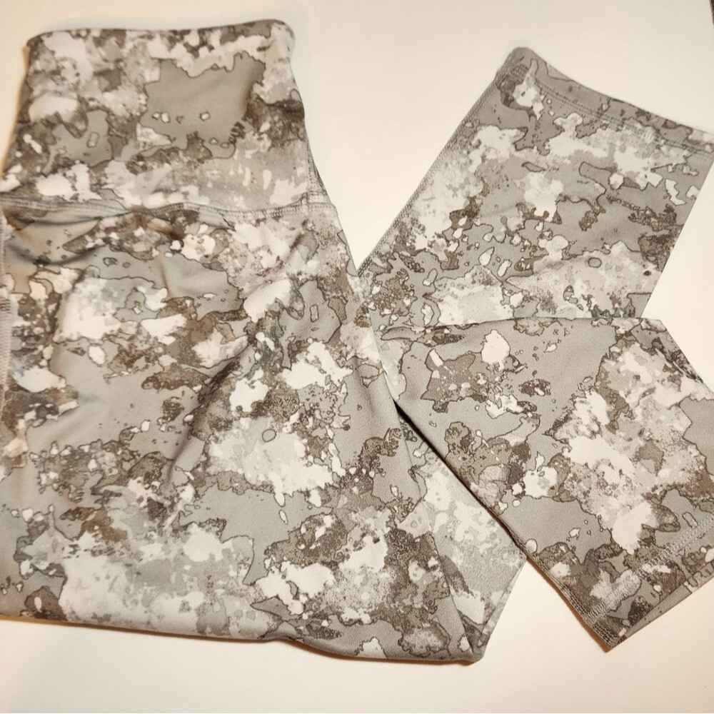 Old Navy Active Gray Splash Tie Dye Pattern Size S/P Small Petite